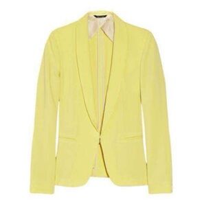 Rag & Bone Light‎ Yellow Blazer Crepe Tuxedo size 4
